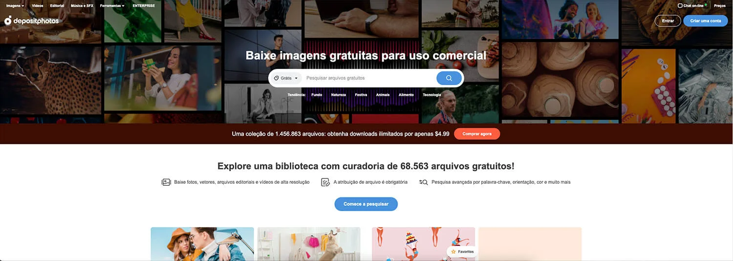 Os Melhores Bancos de Imagens para Você Usar no Seu Site - Depositphotos