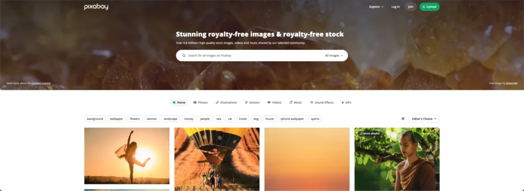 Os Melhores Bancos de Imagens para Você Usar no Seu Site 5 os melhores bancos de imagens para voce usar no seu site pixabay