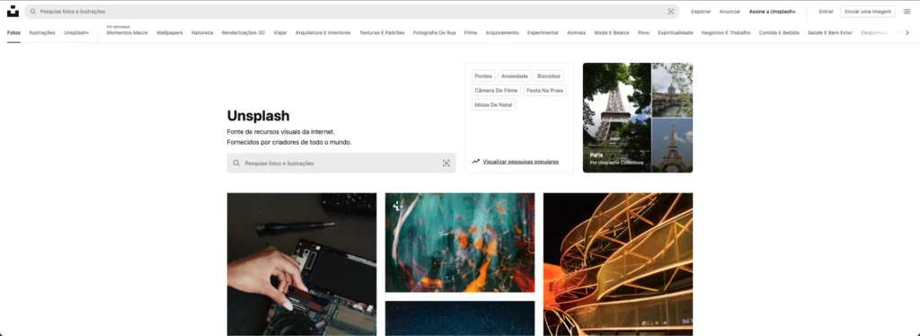 Os Melhores Bancos de Imagens para Você Usar no Seu Site 1 os melhores bancos de imagens para voce usar no seu site unsplash