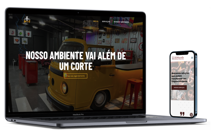 Exemplo de criação de sites baratos